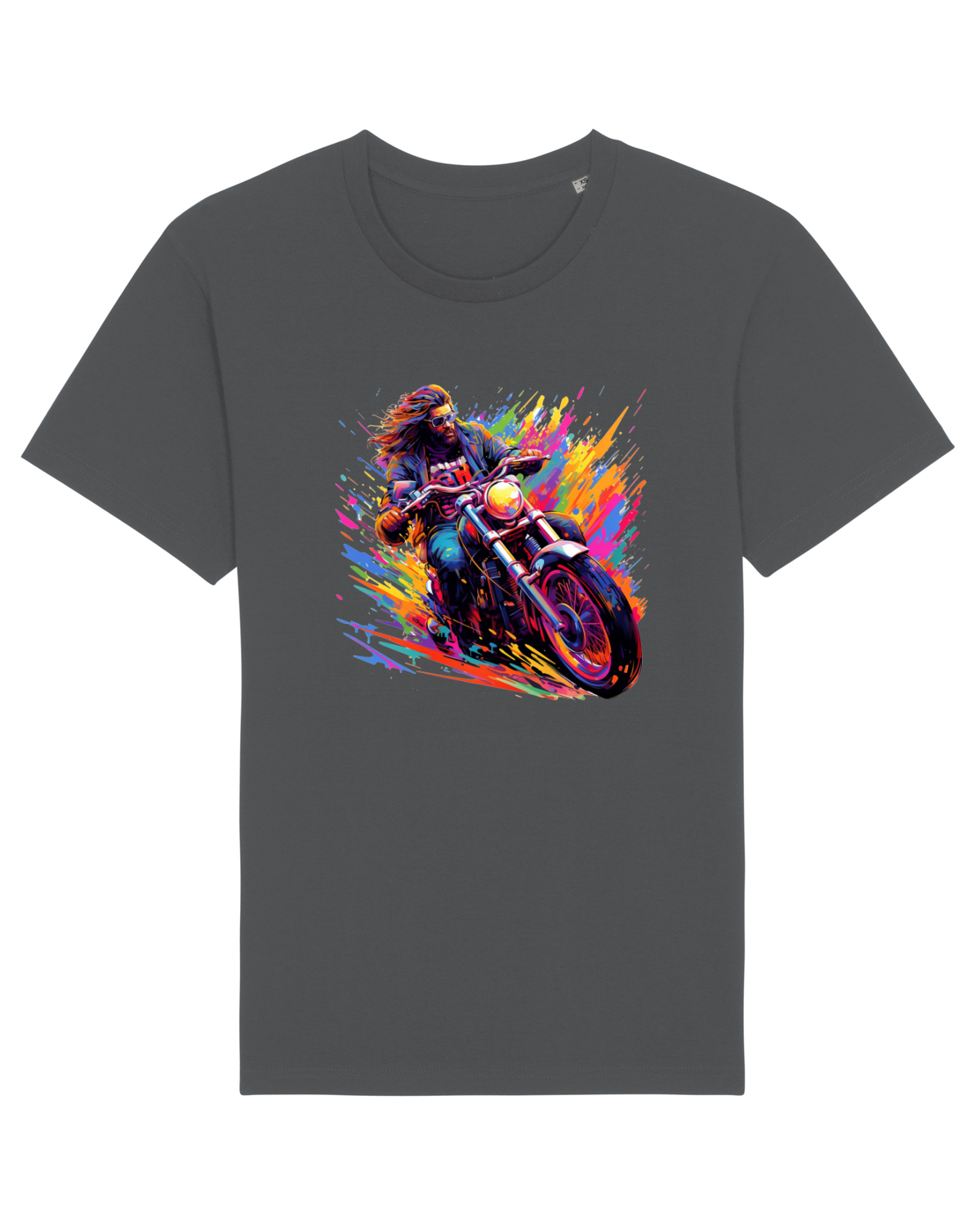 Tricou mânecă scurtă Unisex Rocker Anthracite