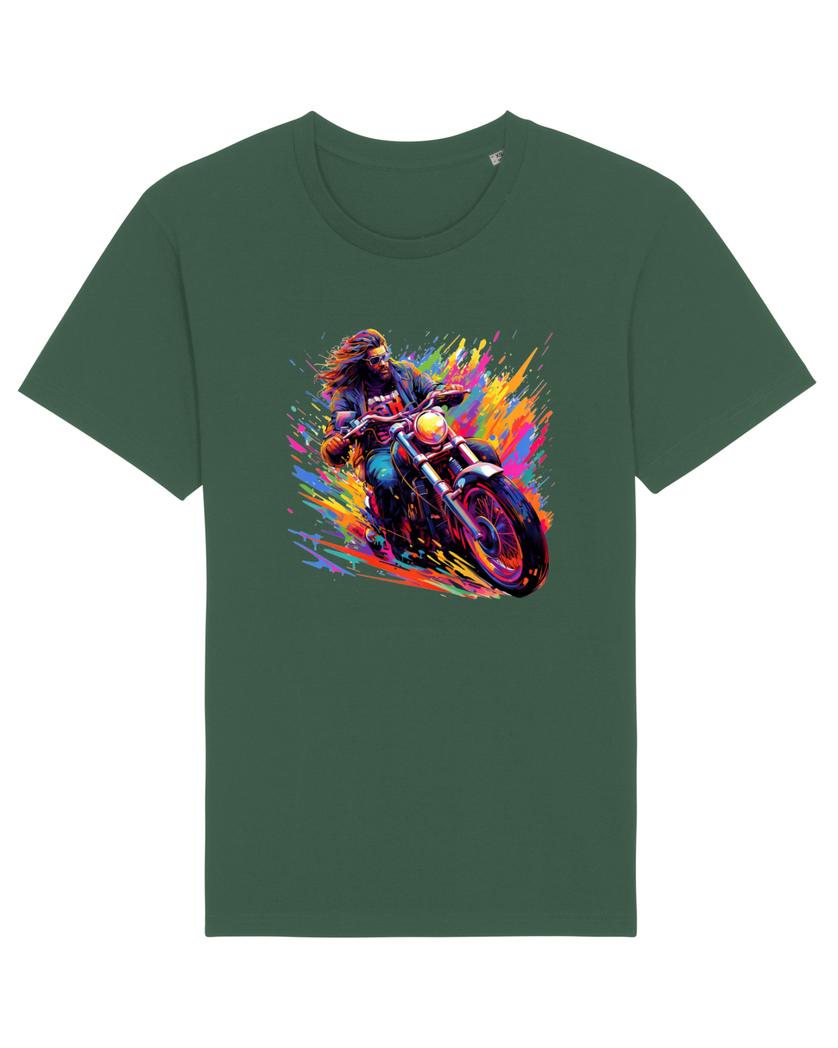 Tricou mânecă scurtă Unisex Rocker Bottle Green