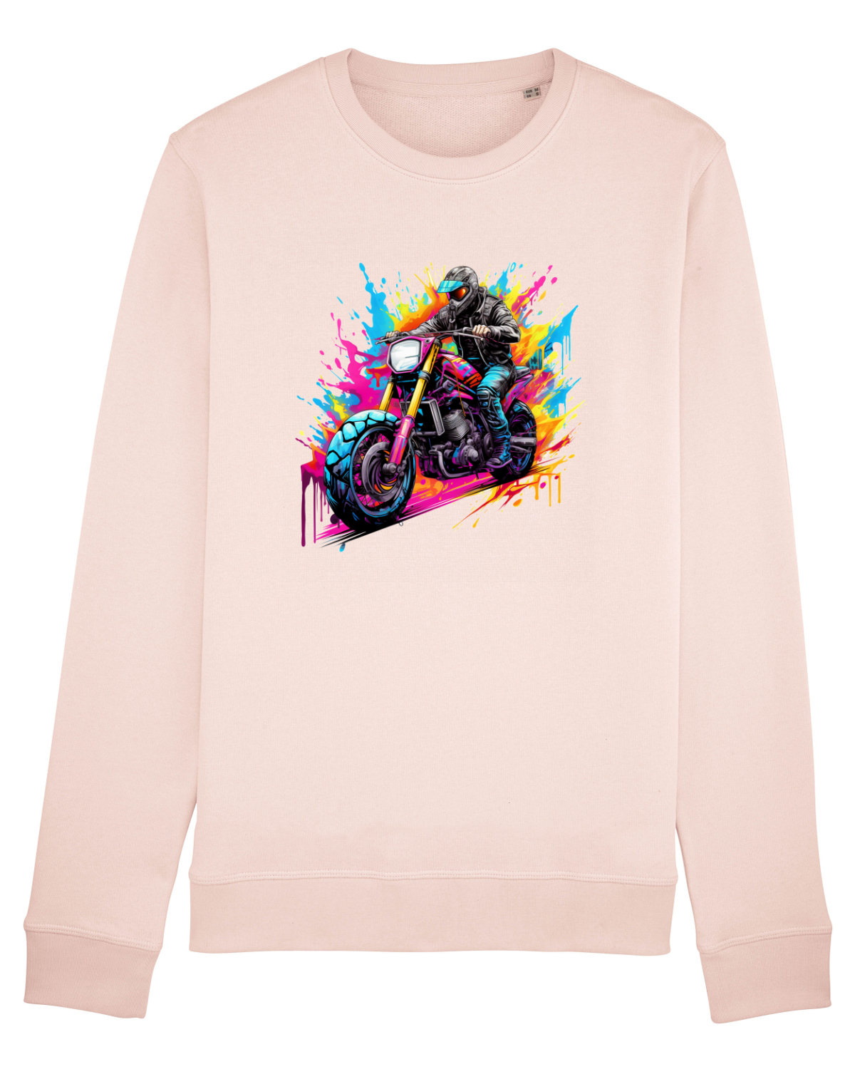 Bluză mânecă lungă Unisex Rise Candy Pink