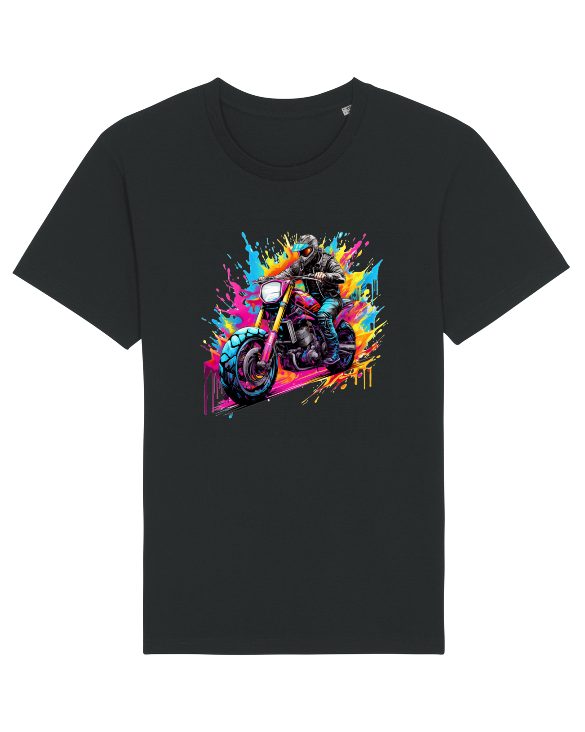 Tricou mânecă scurtă Unisex Rocker Black