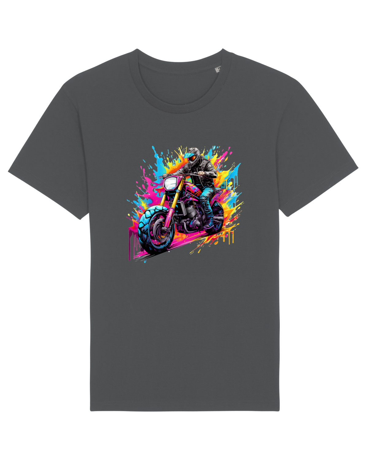 Tricou mânecă scurtă Unisex Rocker Anthracite