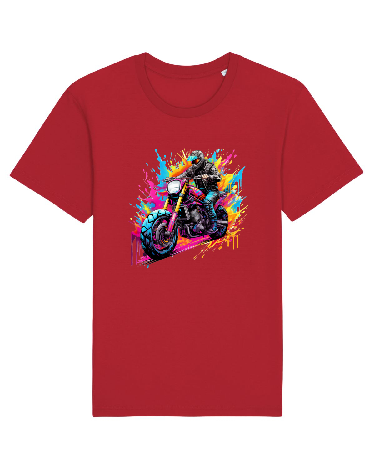 Tricou mânecă scurtă Unisex Rocker Red