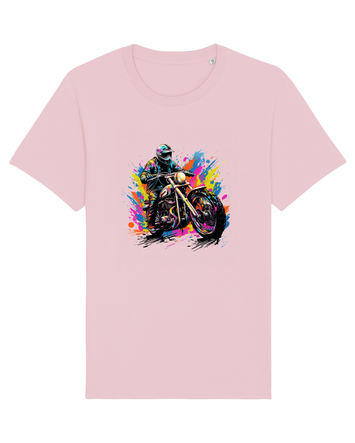 Tricou mânecă scurtă Unisex Rocker Cotton Pink