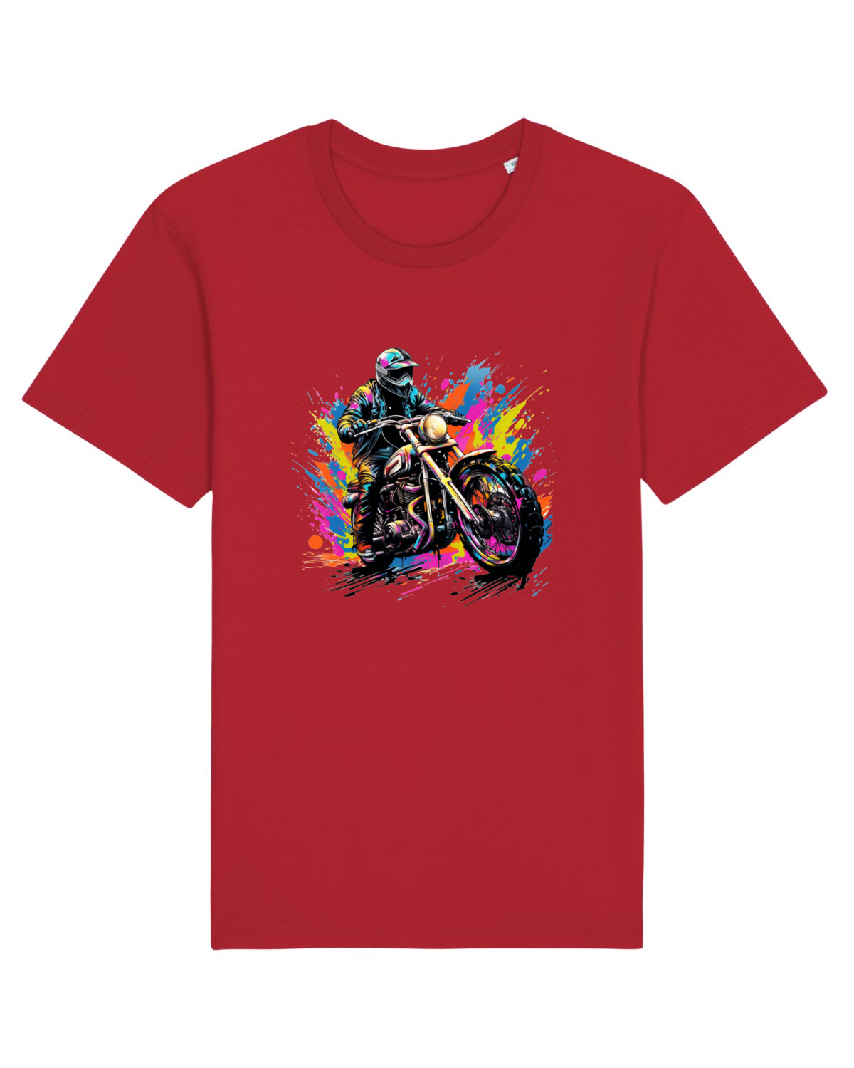 Tricou mânecă scurtă Unisex Rocker Red