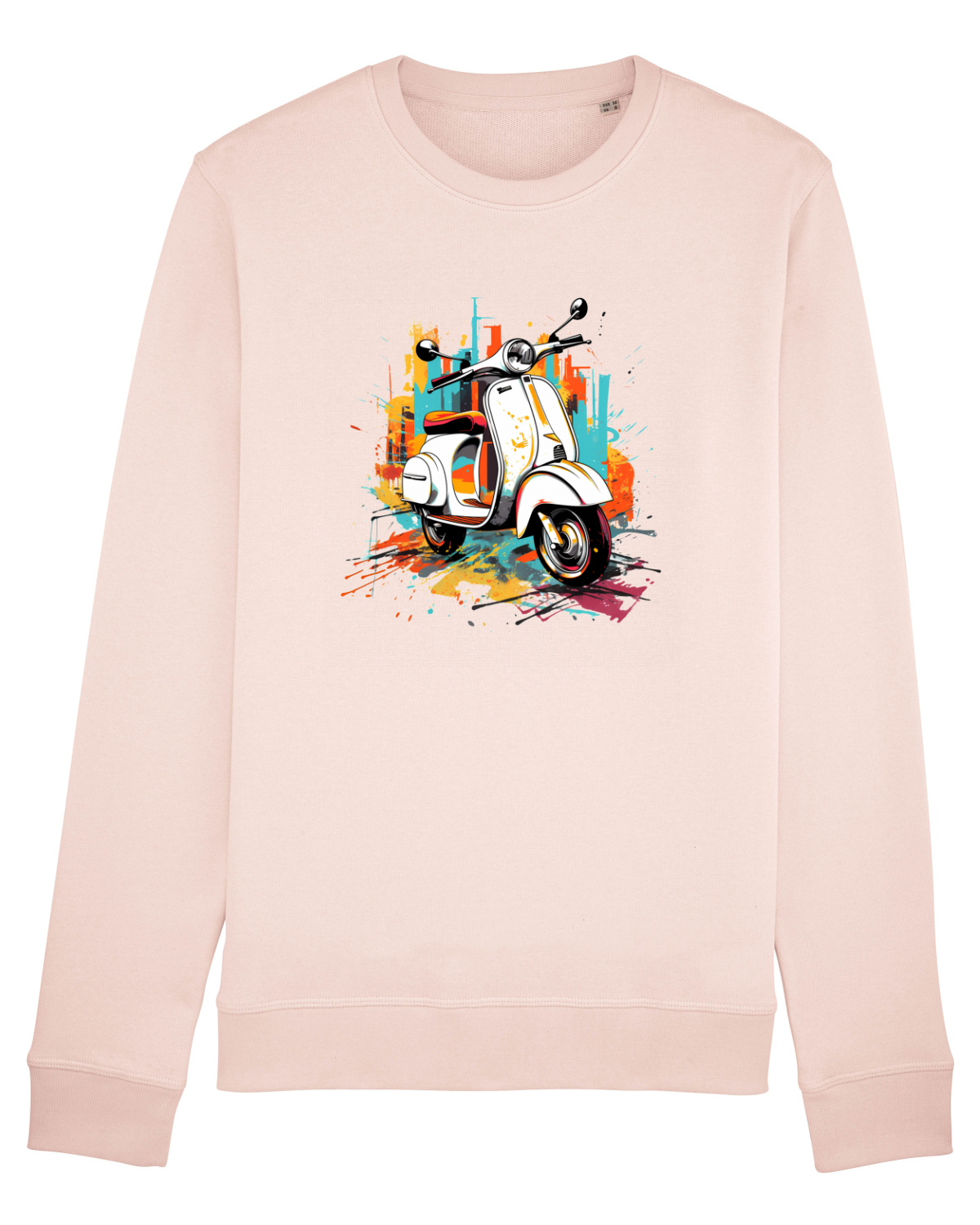 Bluză mânecă lungă Unisex Rise Candy Pink