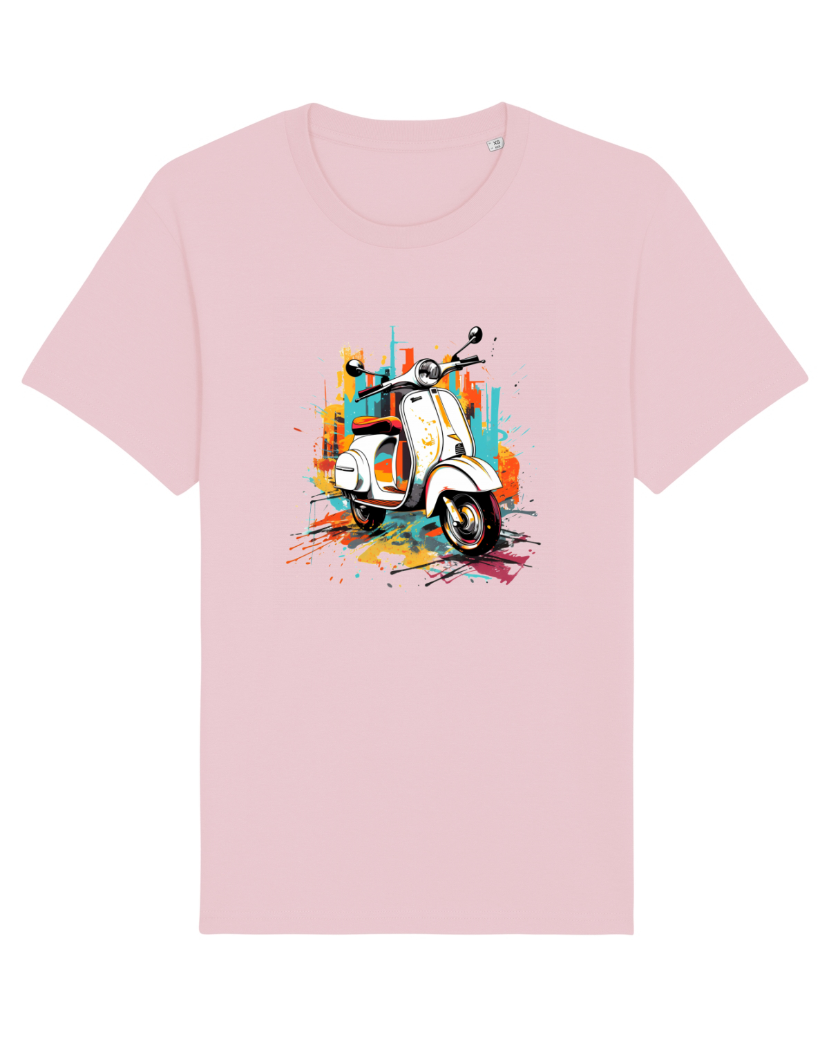 Tricou mânecă scurtă Unisex Rocker Cotton Pink