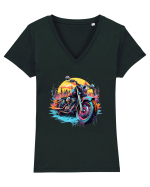 Urban Life Tricou mânecă scurtă guler V Damă Evoker