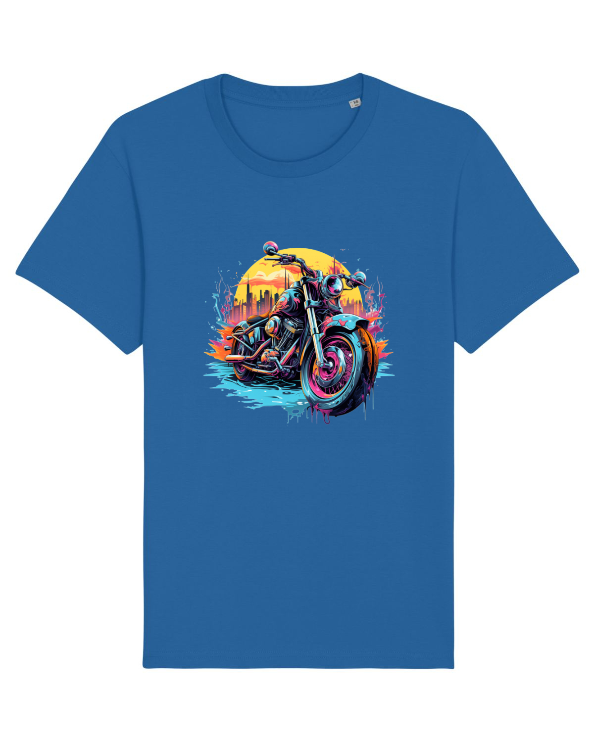 Tricou mânecă scurtă Unisex Rocker Royal Blue