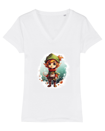 Christmas elf White