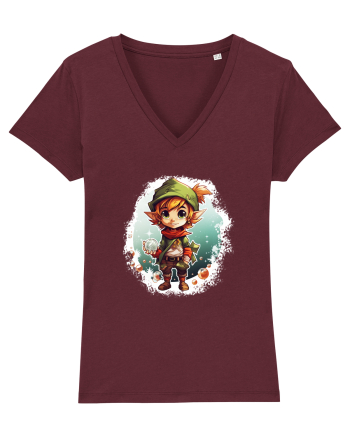 Christmas elf Burgundy