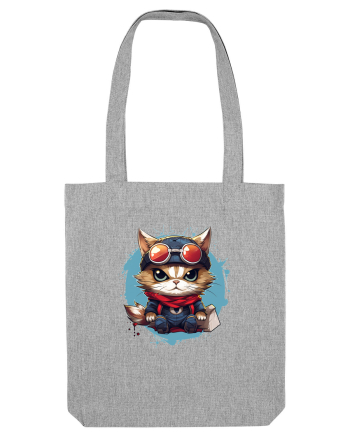 Christmas cat Heather Grey