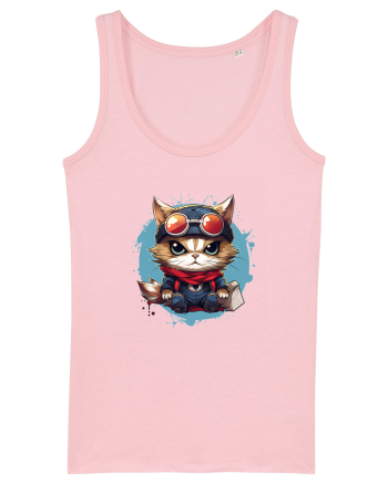 Christmas cat Cotton Pink
