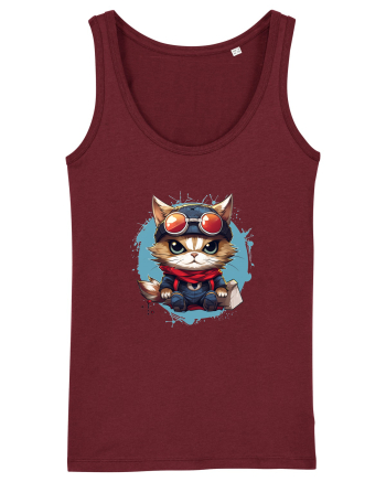 Christmas cat Burgundy