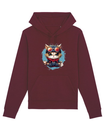 Christmas cat Burgundy