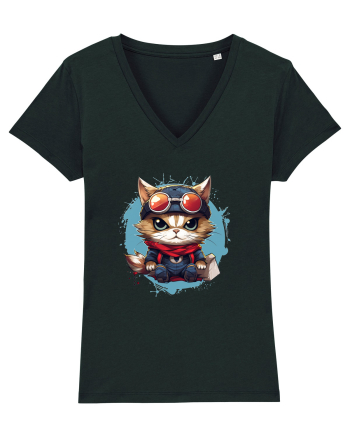 Christmas cat Black