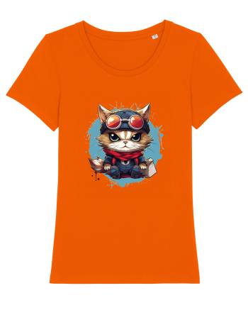 Christmas cat Bright Orange