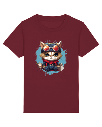 Christmas cat Burgundy