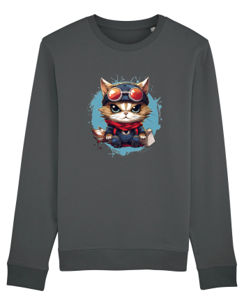 Christmas cat Anthracite