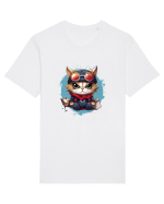Christmas cat Tricou mânecă scurtă Unisex Rocker