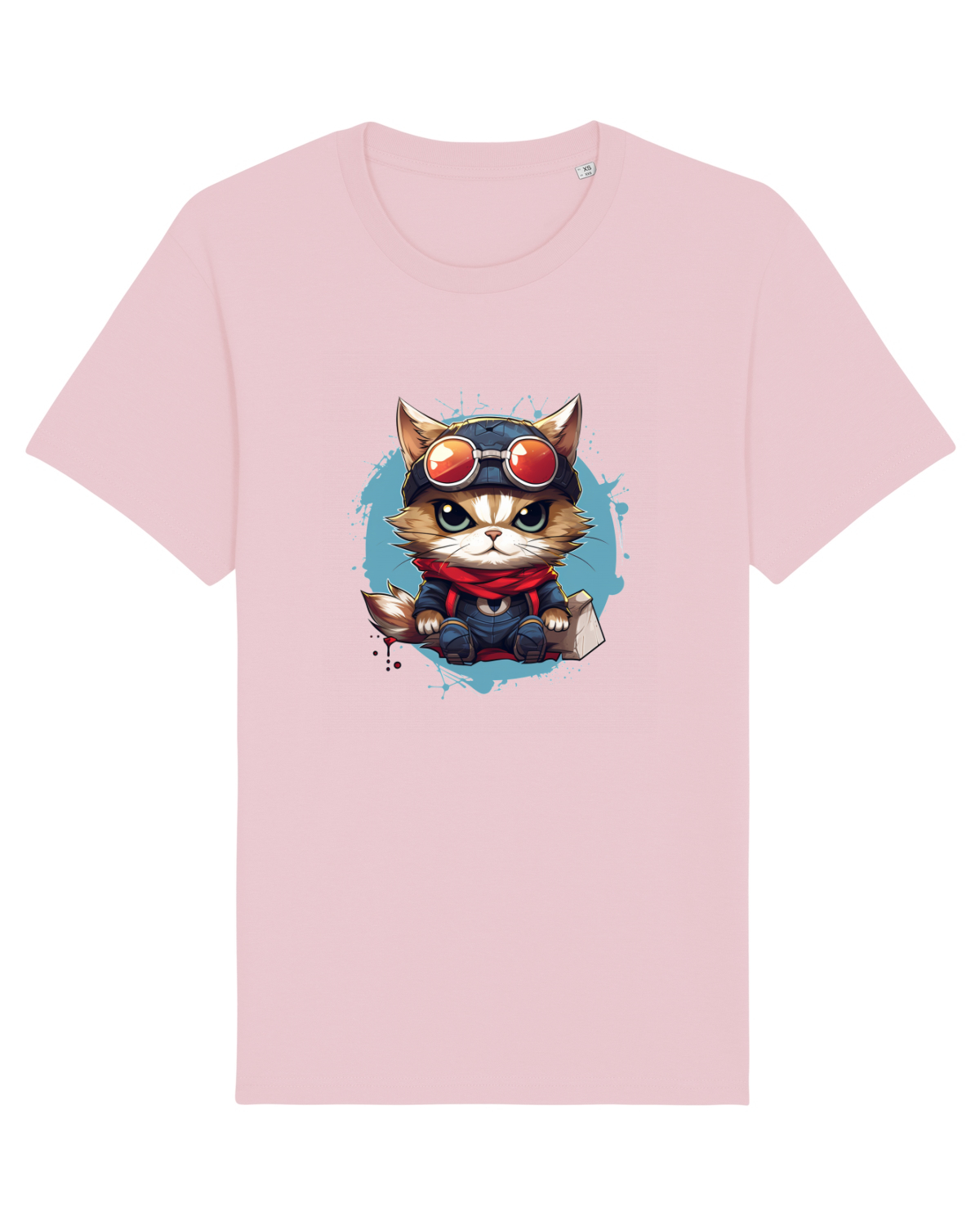 Tricou mânecă scurtă Unisex Rocker Cotton Pink
