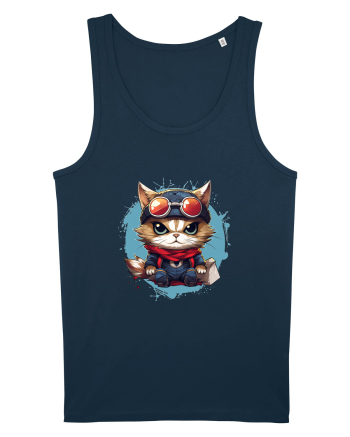 Christmas cat Navy