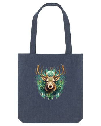 Christmas Reindeer Midnight Blue