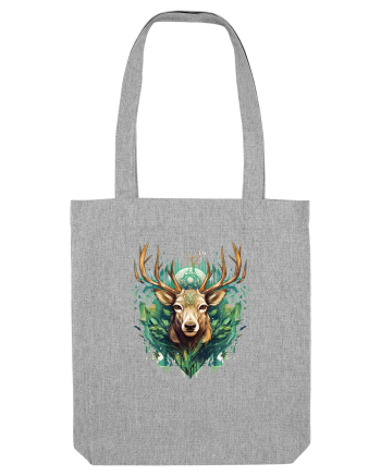 Christmas Reindeer Heather Grey
