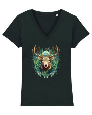 Christmas Reindeer Black