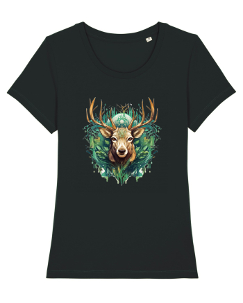 Christmas Reindeer Black