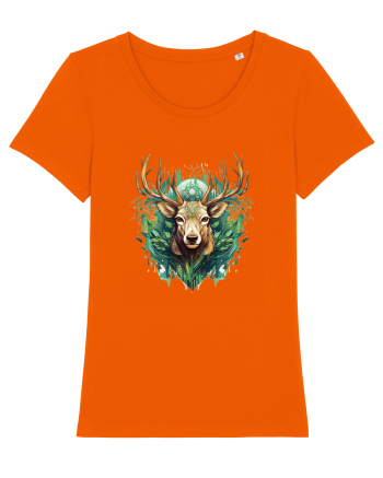 Christmas Reindeer Bright Orange
