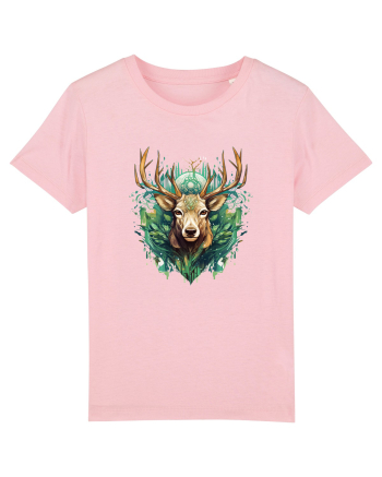 Christmas Reindeer Cotton Pink