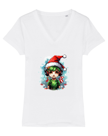 Christmas elf White