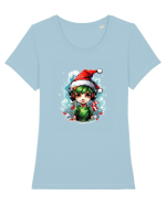 Christmas elf Tricou mânecă scurtă guler larg fitted Damă Expresser
