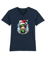 Christmas elf Tricou mânecă scurtă guler V Bărbat Presenter