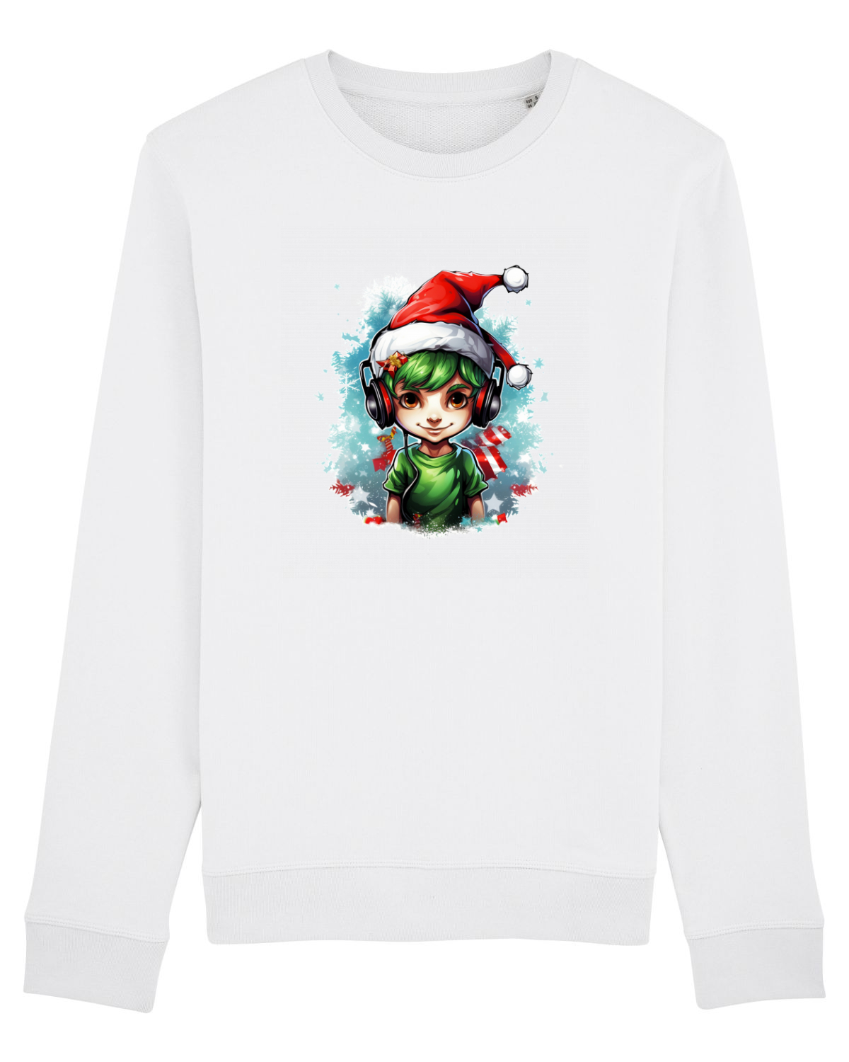 Bluză mânecă lungă Unisex Rise White