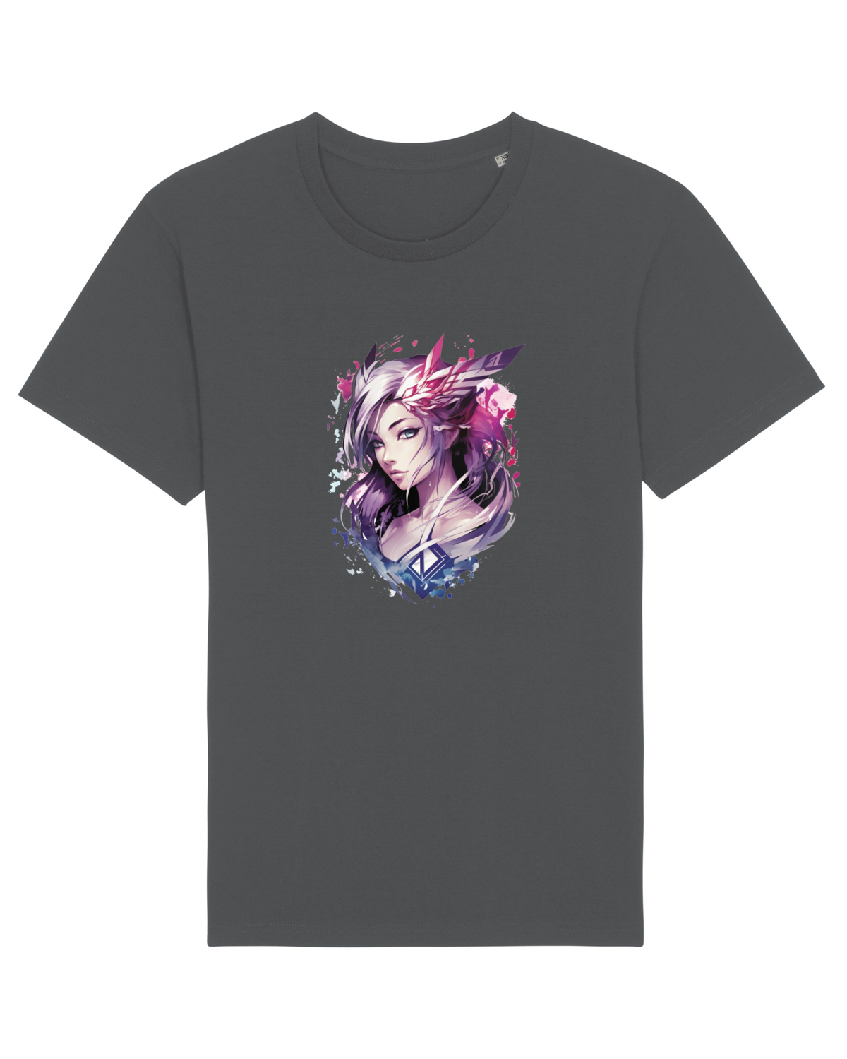 Tricou mânecă scurtă Unisex Rocker Anthracite
