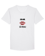 Fa-ma sa vreau Tricou mânecă scurtă guler larg Bărbat Skater