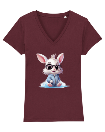 Nerd bunny Burgundy