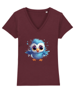 Sweet bird Tricou mânecă scurtă guler V Damă Evoker