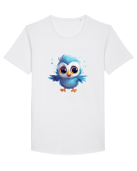 Sweet bird Tricou mânecă scurtă guler larg Bărbat Skater