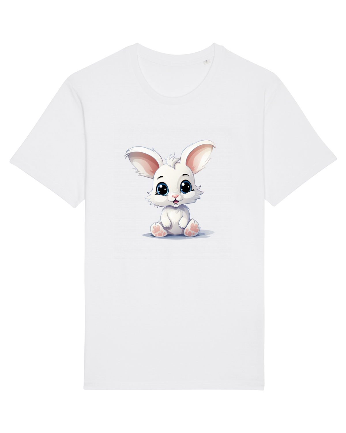 Tricou mânecă scurtă Unisex Rocker White