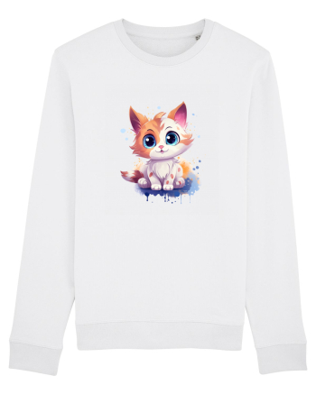 Sweet cat White