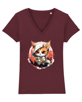 Sweet cat Burgundy