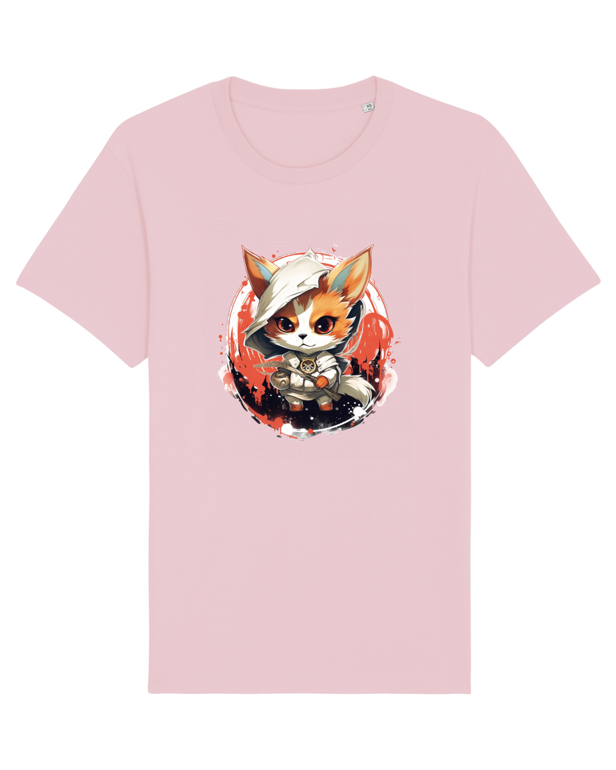 Tricou mânecă scurtă Unisex Rocker Cotton Pink