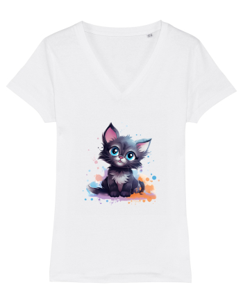 Sweet cat White
