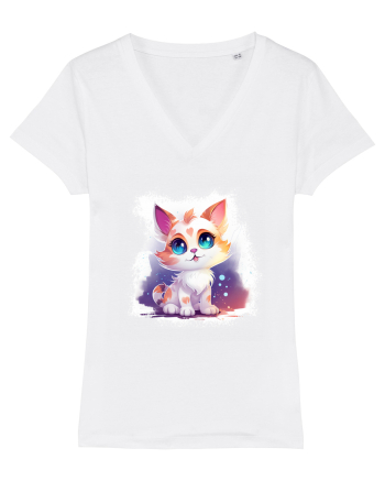 Sweet cat White