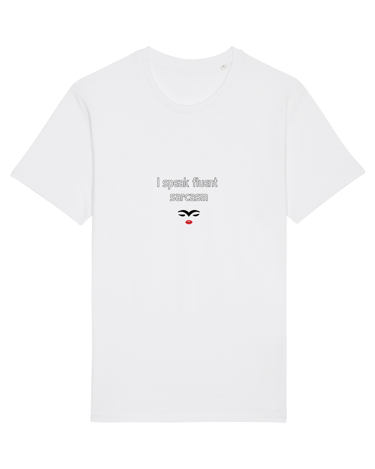 Tricou mânecă scurtă Unisex Rocker White