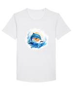 Sweet dolfin Tricou mânecă scurtă guler larg Bărbat Skater