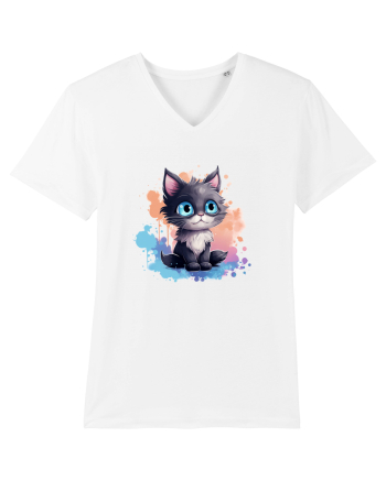 Sweet cat White