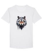 Dream Wolf Tricou mânecă scurtă guler larg Bărbat Skater